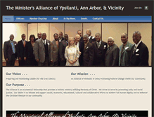 Tablet Screenshot of ministersalliance.org